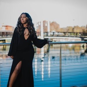 Black formal  house of cb  dress